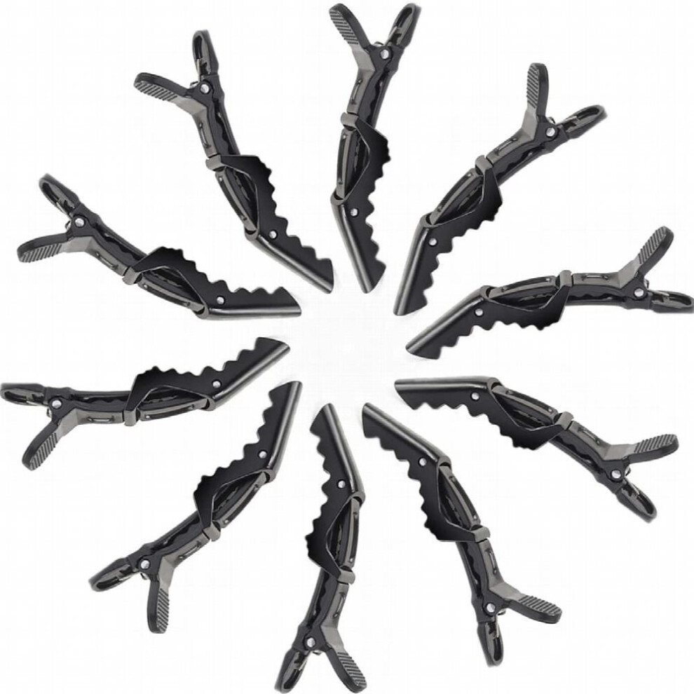 10pcs Hair Clip Professional Salon Tool Wide Tooth Hair Clips For Hair Styling