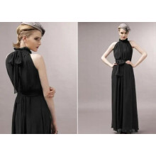 Pregnancy Dress Maternity Dresses Women Dress Chiffon Long Dress Halter Tunic Sleeveless Pleated Maxi Dress Party Dresses