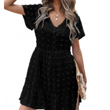 Ladies Maternity Casual V-Neck Pullover Dress