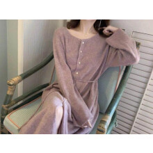 Winter Pregnancy Knitting Dress Long Sleeve V-neck Single-Breasted Maternity Casual Dress Plus Size Pregnant Womens Clothes
