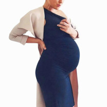Womens Pregnants Maternity Dresses O-Neck Sleeveless Nursing Mother dress Solid Vest Dress Ropa premama embarazadas