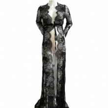 Pregnancy Dress for PhotoShoot Maternity Photography Sexy See Through Maxi Gown Dress Pregnant Women Baby Shower Clothes