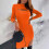 Maternity Long Sleeve Dress Solid 5