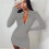Autumn Maternity Long Sleeve Dresses 4