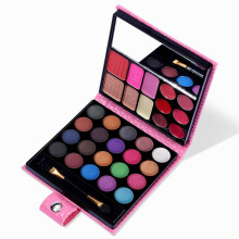 All In One Makeup Kit 20 Eyeshadow 6 Lip Glosses 3 Blushers 2 Powder 1 Concealer 1 Mirror 1 Brush Make Up Gift Set For Holiday Christmas