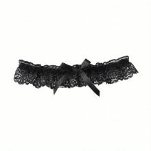 Bridal Wedding Garter With Satin Bowknot And Lace For Brides Lace Garter Belt