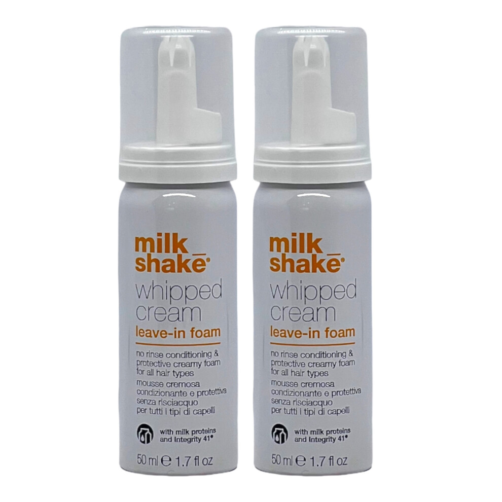 Milk Shake Whipped Cream Leave-in Foam 1.7 Oz (Pack of 2)