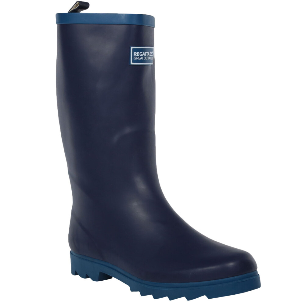 (3 UK, Navy) Regatta Womens Fairweather Cosy Outdoor Wellington Boots Rain Boots Wellies