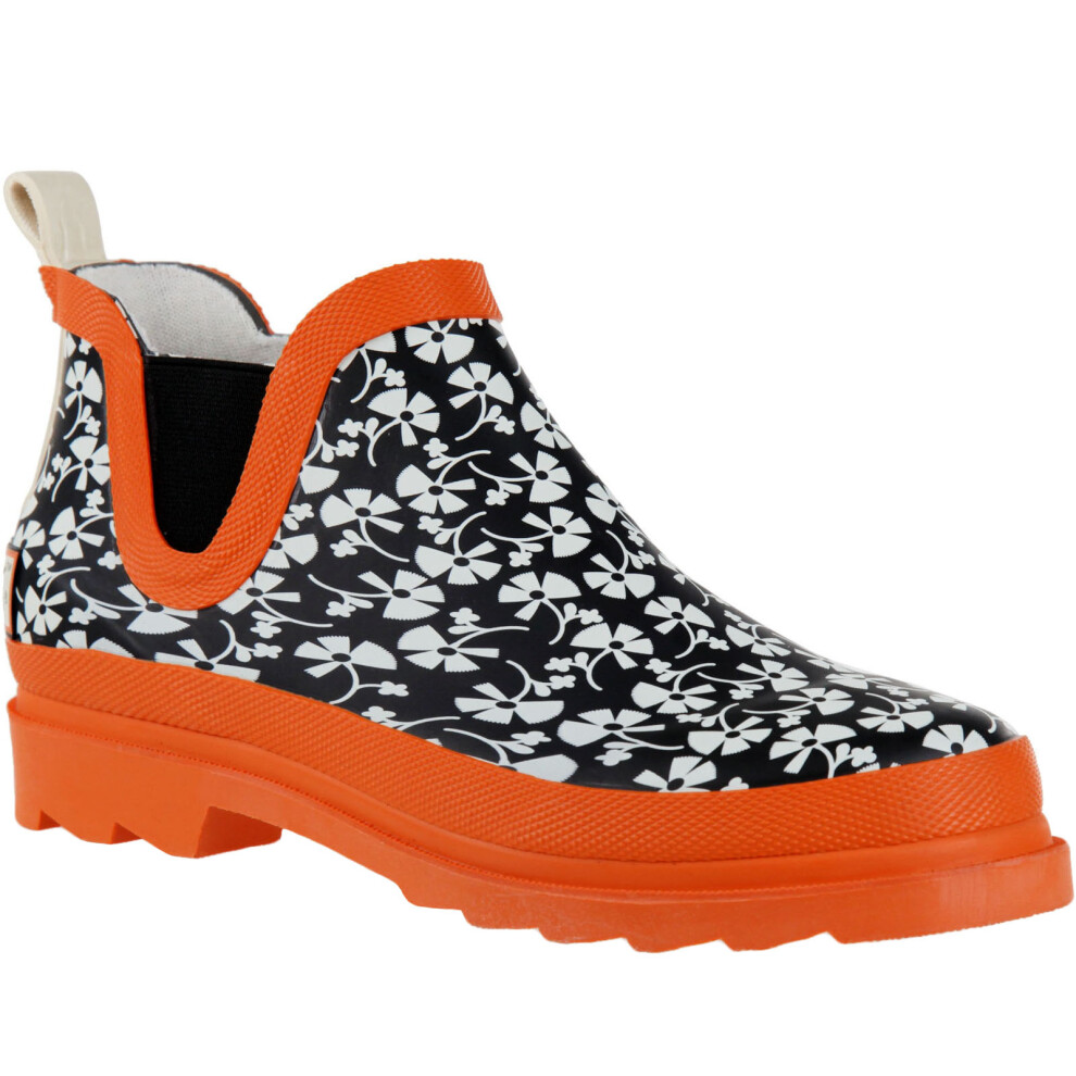 (3 UK, Parsley Black) Regatta Womens Orla Kiely Chelsea Boot Mid Rise Wellies Wellington Boots