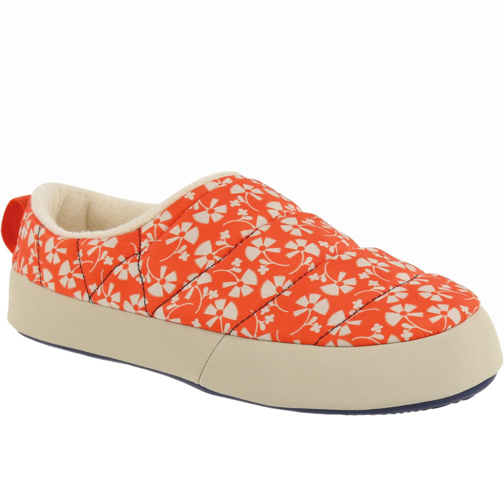 (3 UK, Parsley Satsuma) Regatta Womens Orla Kiely Slip On Warm Winter Padded Slippers Tent Mule