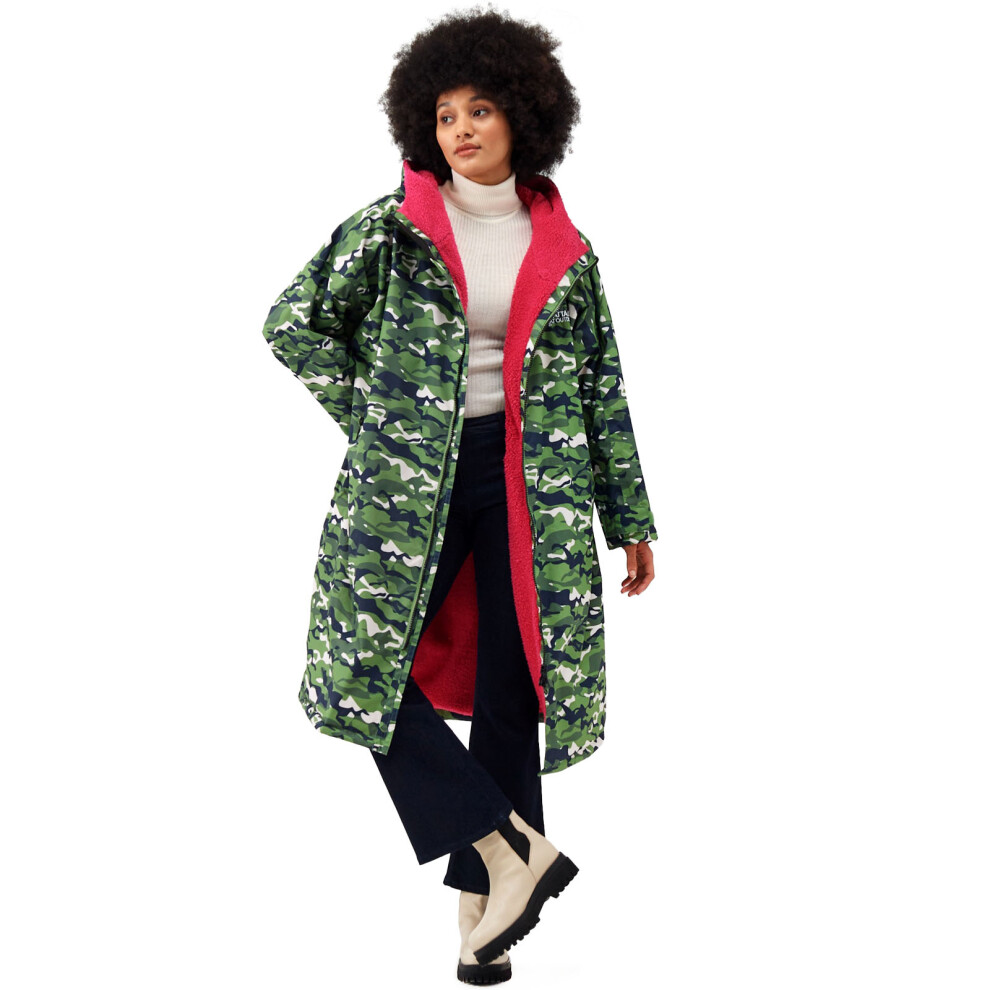 Regatta (Lxl, Camo) Outdoor Active Unisex Waterproof Zip Surfing Beach Changing Robe