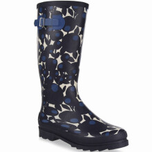 (7 UK, Berry Blue) Regatta Womens Cosy High Floral Wellington Wellies Boots