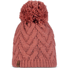 (One Size, Crimson) Buff Unisex Knitted Fleece Lined Warm Winter Beanie Hat