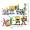 8PCS SpongeBob SquarePants Patrick Star Squidward Krabs Gary Action Figure Toy 3