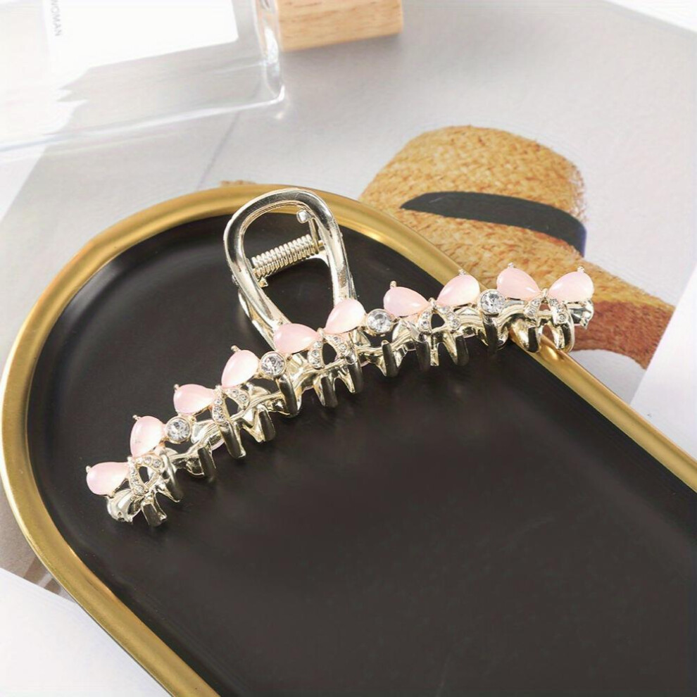 Resin Bowknot Shark Claw Back Head Clip Hair Accessories Headdress Head Jewelry-image-OPC-PC2GYX8-NEW