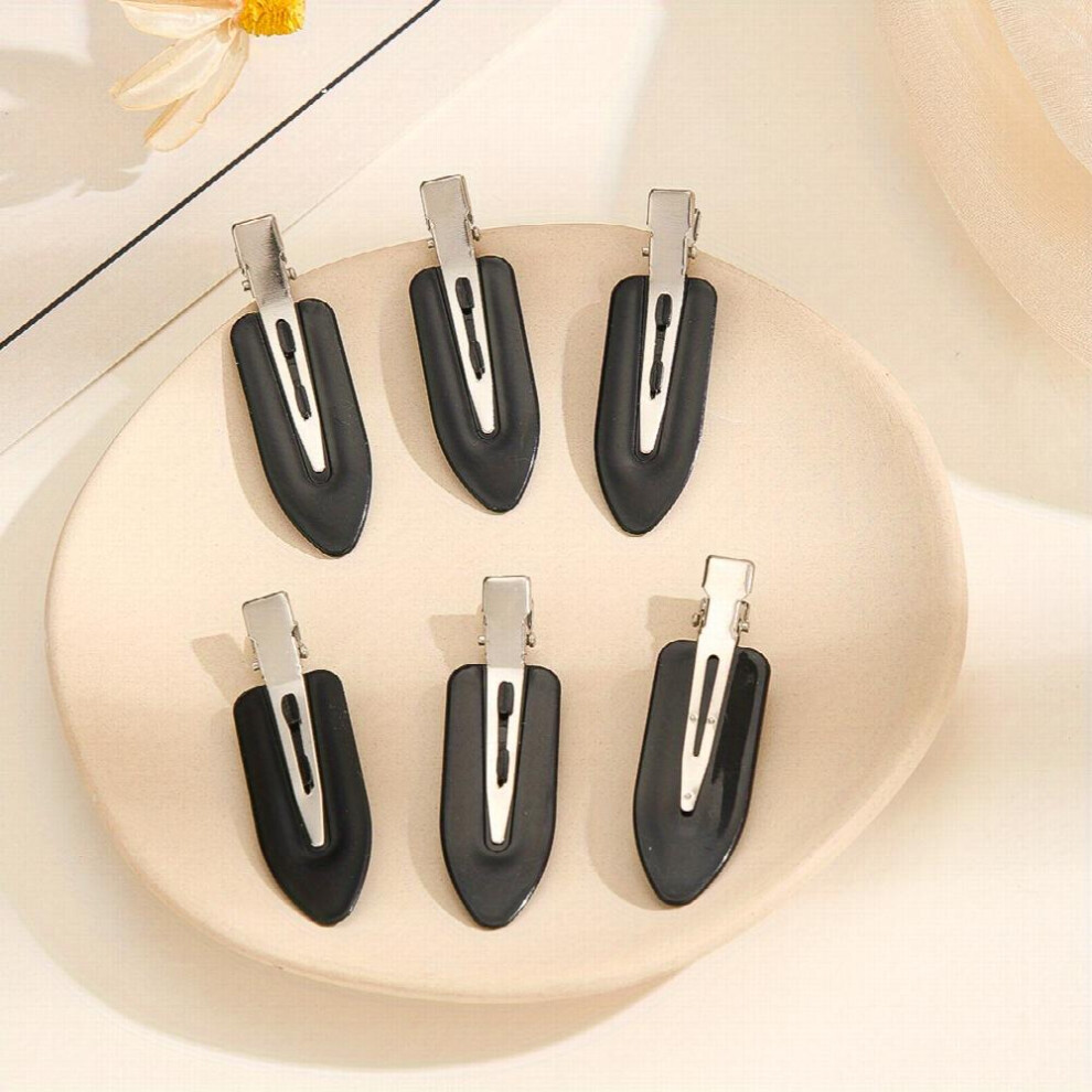 6pcs No Crease Hair Clip Solid Hair Clip For Makeup Skincare Hair Styling Sectioning Women Girls Seamless Hair Clip-image-OPC-PC2GZM6-NEW