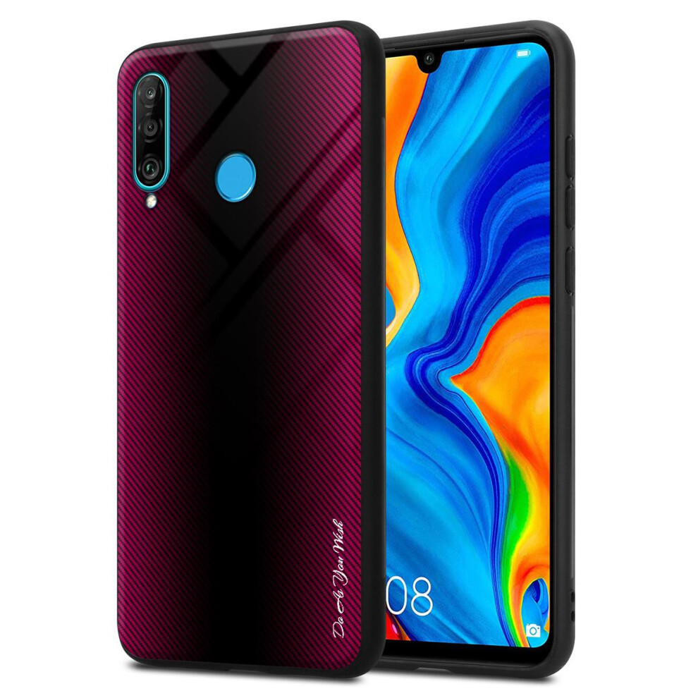 (PURPUR PINK, Huawei P30 LITE) Cadorabo Case for Huawei P30 LITE Cover Protection back case TPU Silicone-image-OPC-P8SYBYM-NEW