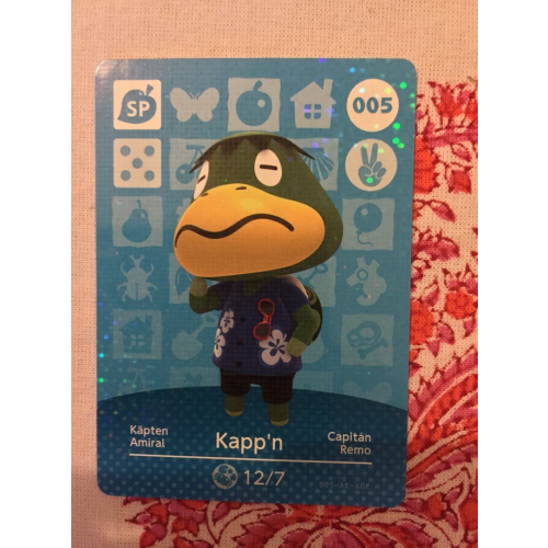 Animal Crossing Amiibo Cards ~005 Kapp'n