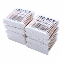 Wooden Cotton Swabs Disposable Cleaning Cotton Swabs Cosmetic Cotton Swabs For Makeup Daily Cleaning Ear Cleaning Double Tipped