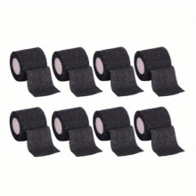 8pcs Self Adherent Tattoo Cohesive Tape Tattoo Tape Grip Wrap Cover Strong Sports Tape Cover Bandages Suitable For Tattoo Machine Tube Accessories Spo