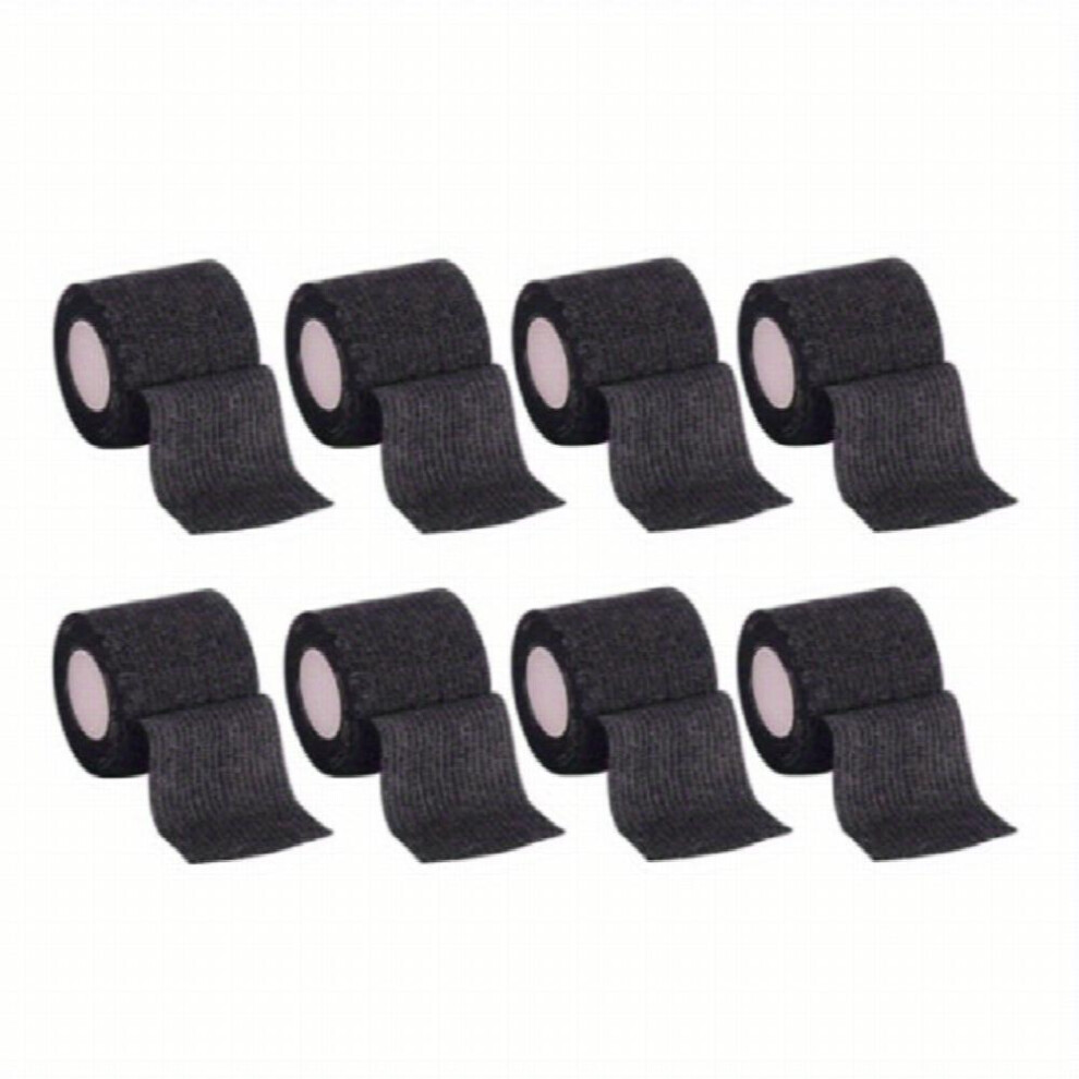 8pcs Self Adherent Tattoo Cohesive Tape Tattoo Tape Grip Wrap Cover Strong Sports Tape Cover Bandages Suitable For Tattoo Machine Tube Accessories Spo