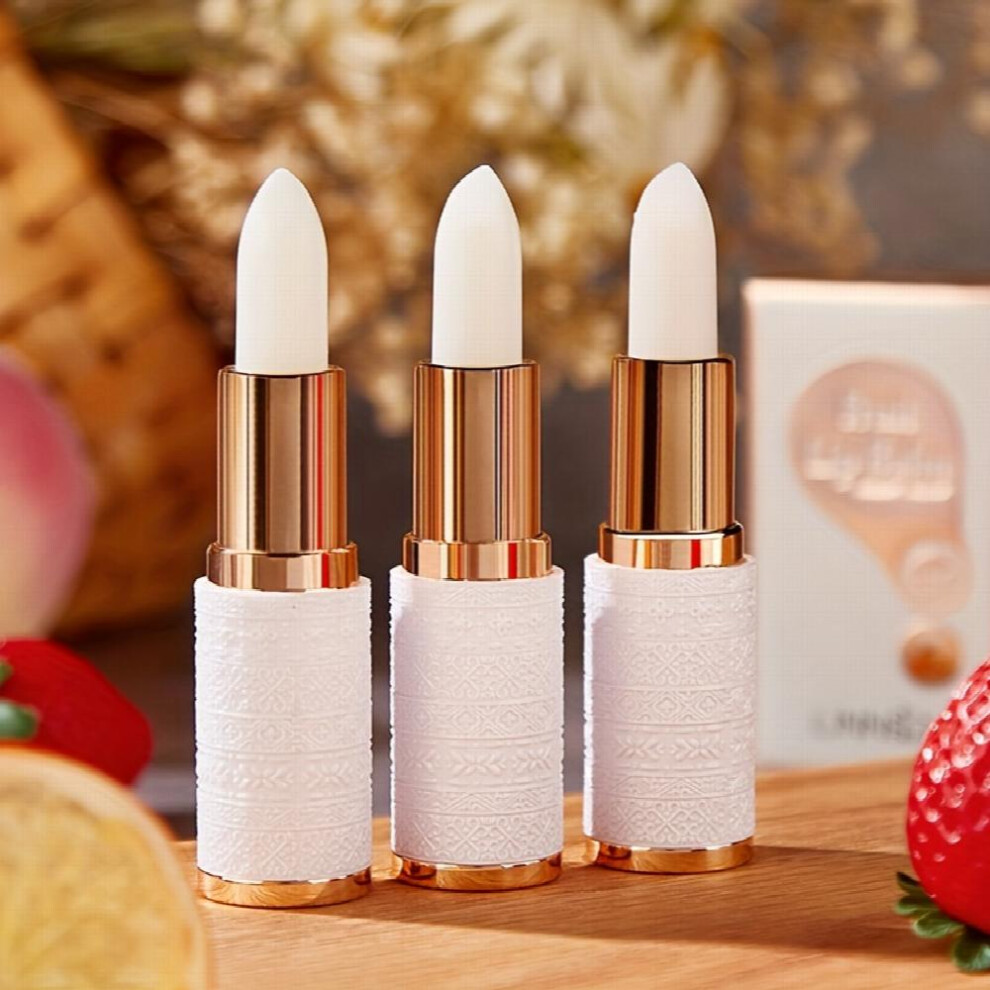 1 3pcs Lip Balm 3 Flavors Refreshing&Moisturizing Lipstick Autumn And Winter Moisturizing&Hydrating Colorless Lip Mask Fruit Flavor Moisturizing Lipst
