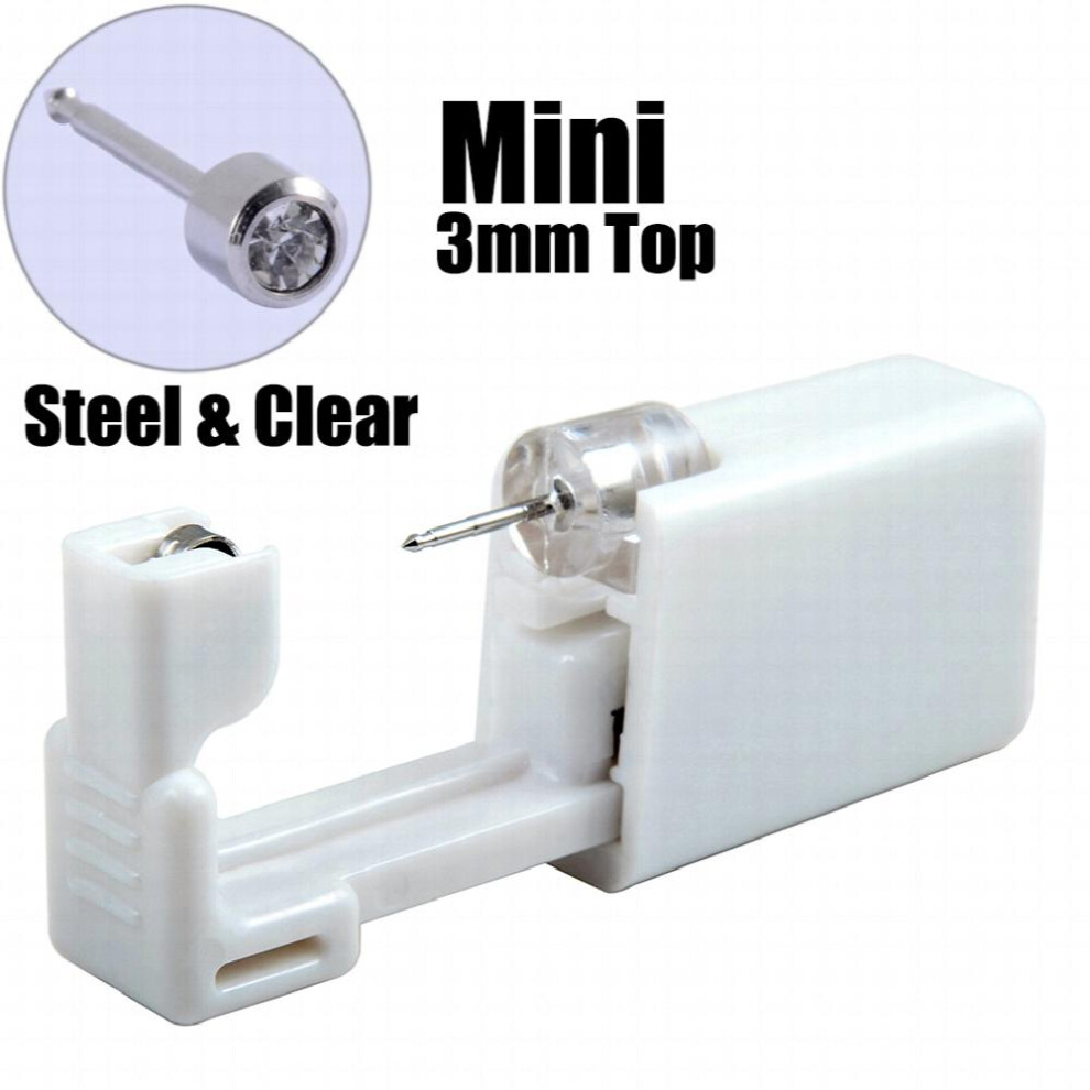 1PC Disposable Sterile Ear Nose Piercing Kit Self Ear Nose Piercing Gun NO PAIN Piercer Tool Machine Kit Stud Earrings In Different Colors Are