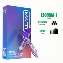 20pcs set Disposable Tattoo Needles Standard Round Liner for Tattoo Artists and Beginners Body Art for Tattoo Supplies
