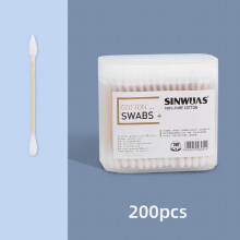 1 Box Disposable Cotton Swabs Makeup Remover Cotton Swabs Double Headed Cotton Swabs For Ear Cleaning And Makeup Home Use