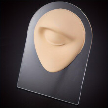 1pc Soft Silicone Human Mouth Nose Ear Tongue Model Simulation Face Model With Display Stand Piercing Jewelry Display Teaching Tool For Men And Women