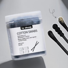 100pcs Disposable Double Head Cotton Swabs With Case Spiral & Ear Spoon For Ear Nose Clean Excellent Beauty Tools For Effective Makeup And Personal Ca