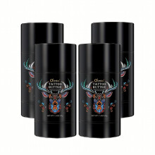 4pcs Tattoo Aftercare Butter Balm Old & Tattoo Moisturizer Healing Brightener For Enhance Natural Organic Tattoo Cream Stick