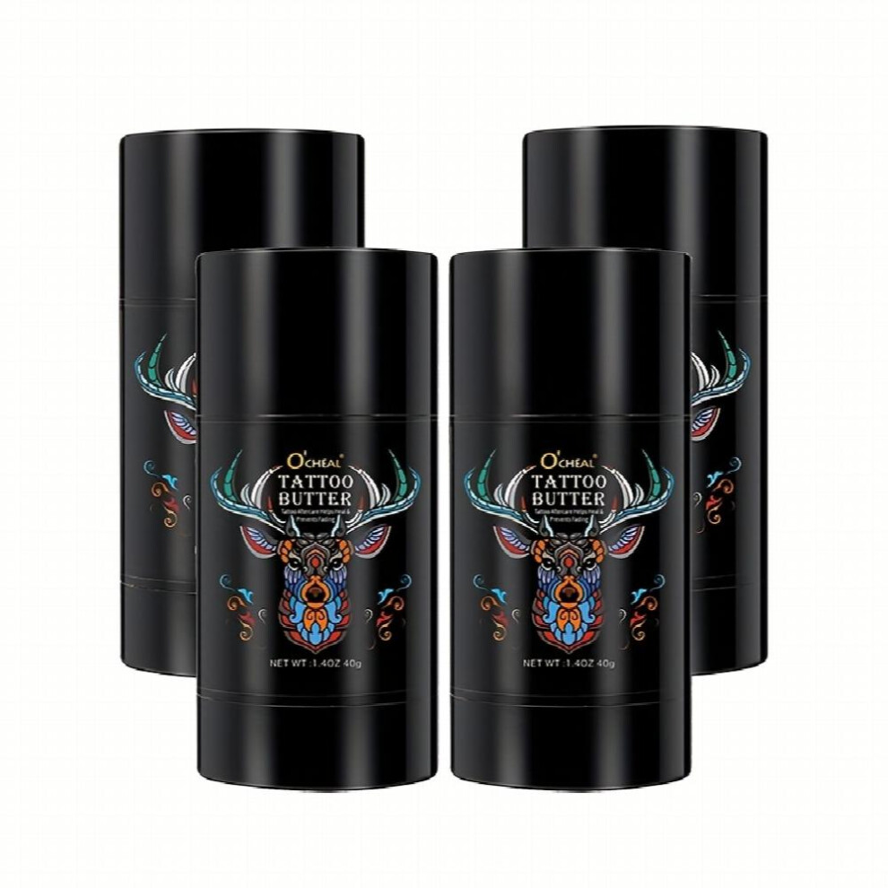 Cream 4Pcs Tattoo Aftercare Butter Balm Old & Tattoo Moisturizer Healing Brightener For Enhance Natural Organic Tattoo Stick