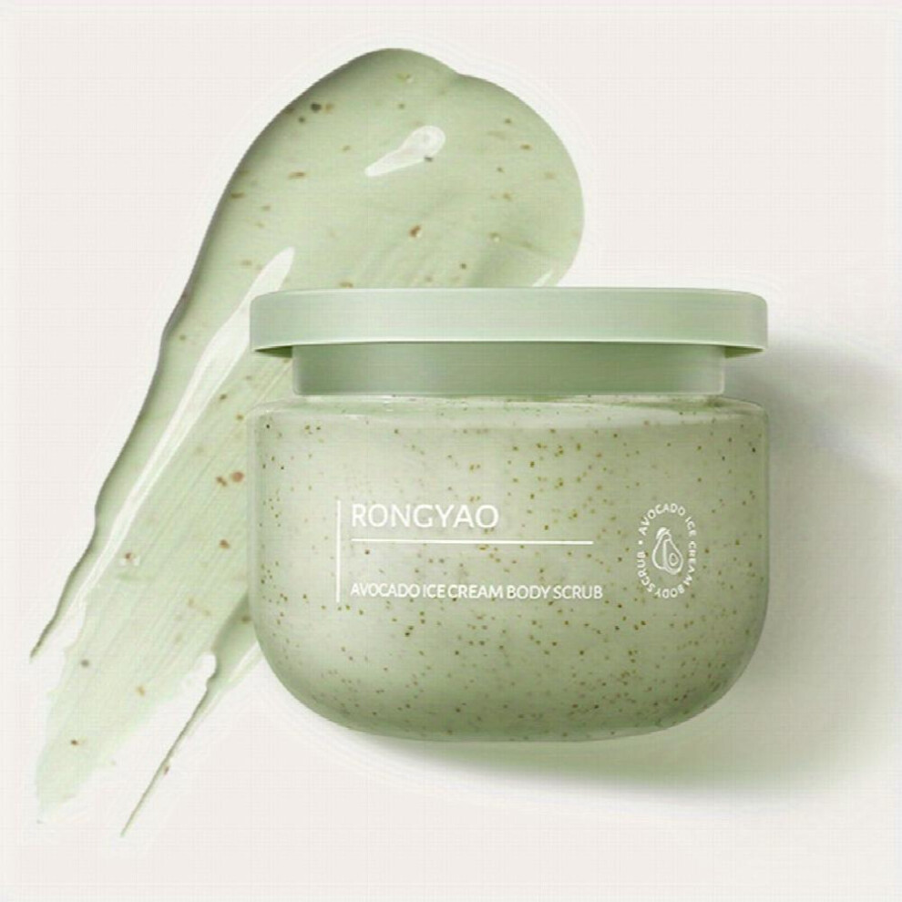 Organic Avocado Body Scrub Deeply Exfoliates Nourishes and Cleanses Skin