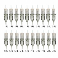 20pcs set Tattoo Cartridge Needles Disposable Tattoo Needle Standard Round Liner For Tattoo Artists And Beginners Body Art For Tattoo Supplies