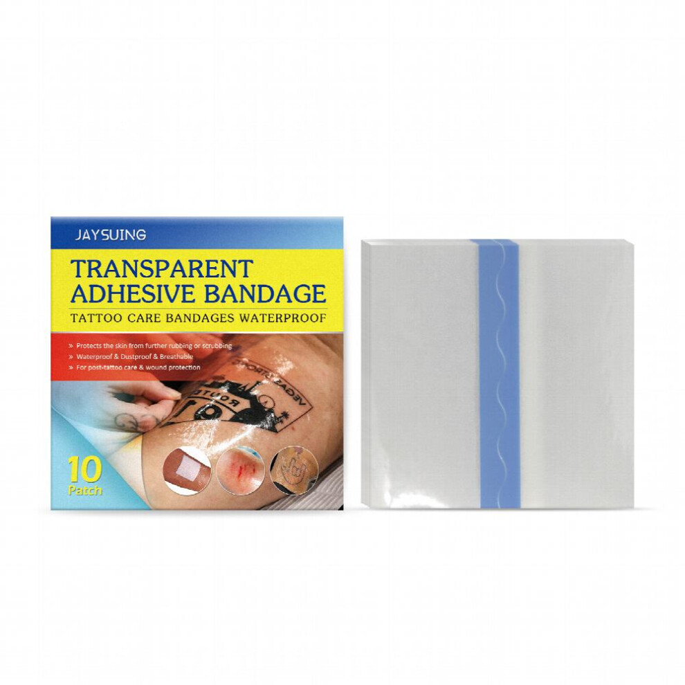 10pcs Waterproof Tattoo Aftercare Bandage Protect Your Skin and Heal Faster with Transparent Film and Dressing Tape