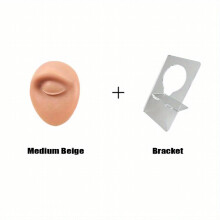 2 piece 3D Silicone Ear Model Set for Body Puncture and Nose Nail Training Realistic Display Props for Nurses and Medical Students