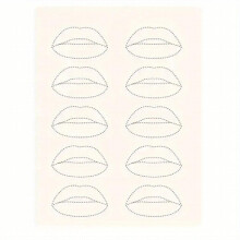 Silicone Lip Practice Skin for Microblading and Makeup Realistic and Durable