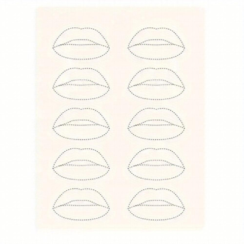 Silicone Lip Practice Skin for Microblading and Makeup Realistic and Durable