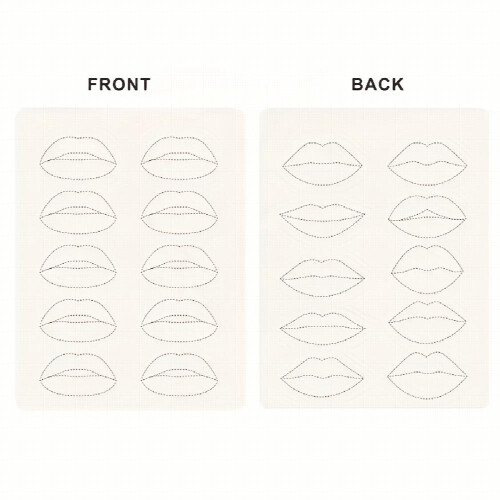 Silicone Lip Practice Skin for Microblading and Makeup Realistic and Durable 2