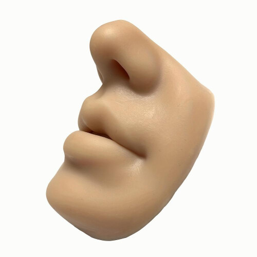 5D Lip Simulation Silicone Nose Module for Body Perforation and Ear Studs Perfect for Novice Practice and Training 1
