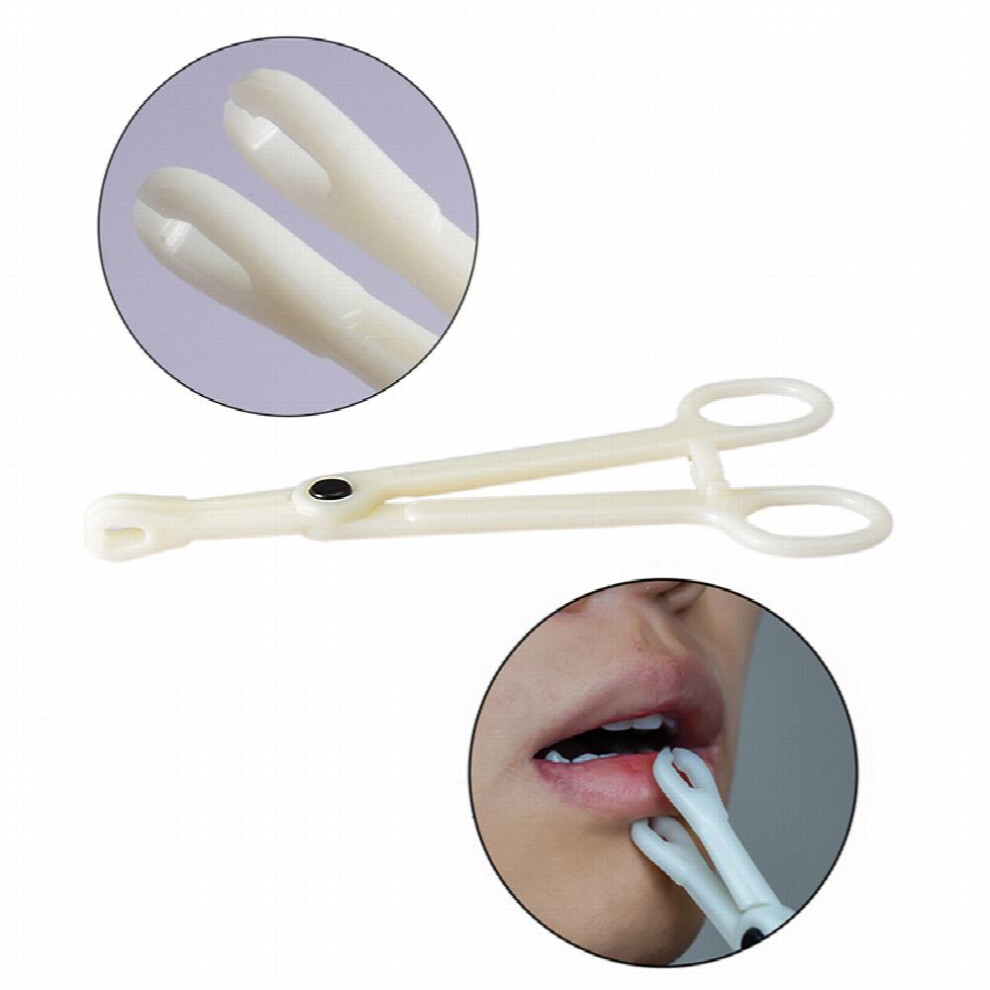 1pc Acrylic Disposable Body Piercing Plier Professional Clamp for Easy and Painless Piercing of Ears Lips Navel Nose Tongue and Eyebrows