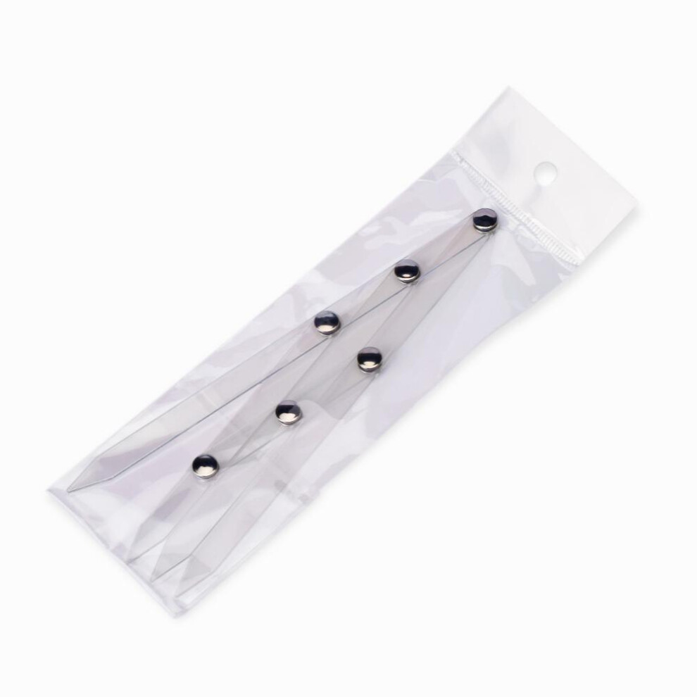 1pc Acrylic Triangle Eyebrow Measurement Ruler Permanent Makeup Stencil Makeup Tools