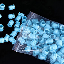 200pcs Tattoo Ink Caps With Base Plastic Disposable Microblading Makeup Tattoo Ink Cups With Base Pigment Ink Caps Tattoo Accessories For Tattoo Ink T