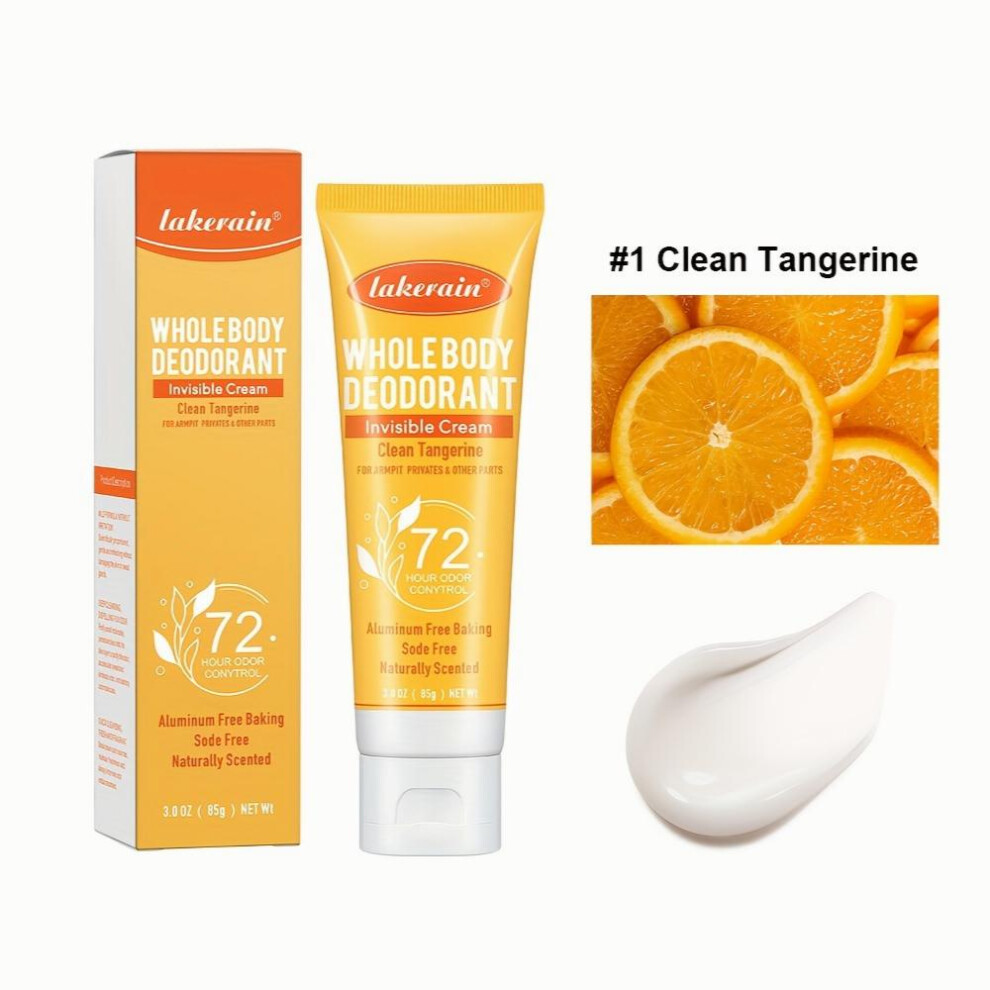 1pc Whole Body Armpit Deodorant Cream Lotion Long Lasting Gentle Cleaning Of Armpit Odors Refreshing Fragrance Soothing And Moisturizing Underarm Deod