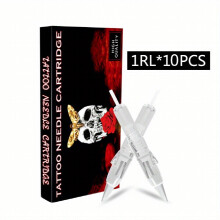 6 10pcs set Tattoo Cartridge Needles Disposable Tattoo Needle Standard Round Liner For Tattoo Artists And Beginners Body Art For Tattoo Supplies