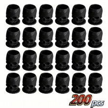 200pcs Tattoo Ink Cups Tattoo Ink Cups Pigment Ink Caps For Tattoo Ink Ink Holder Plastic Tattoo Ink Caps For Tattoo Artist