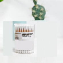 Sticks Disposable Swabs Double Headed Swabs Wooden Sticks Packed In 200 Boxes