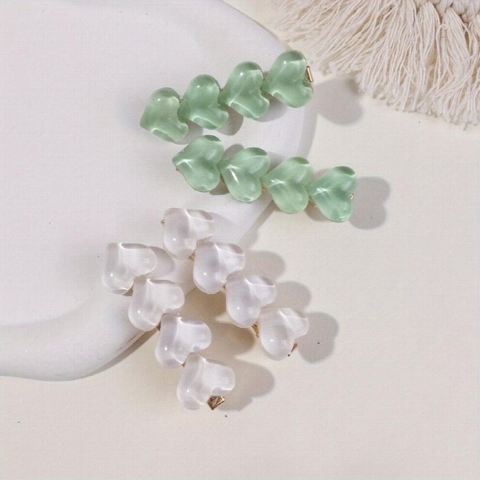 4pcs Heart Shape Hair Clip Side Clip Hair Accessories Clip Barrette For Women-image-OPC-PC2H5W7-NEW