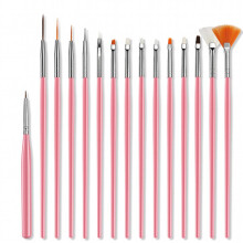 15 Pcs Nail Pens Paint Pen Set Painting Pen Point Drill Pen Nail Art Tools